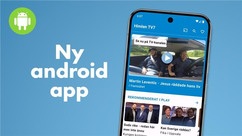 Ny och bättre Himlen TV7 app för android!