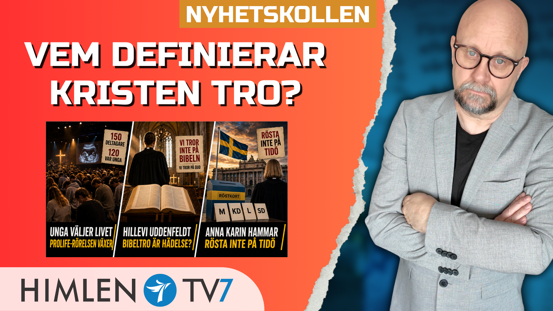 Bibeltro hädelse? Präster varnar för Tidö & unga väljer livet | Fre 28/8 kl 17:00 på Youtube