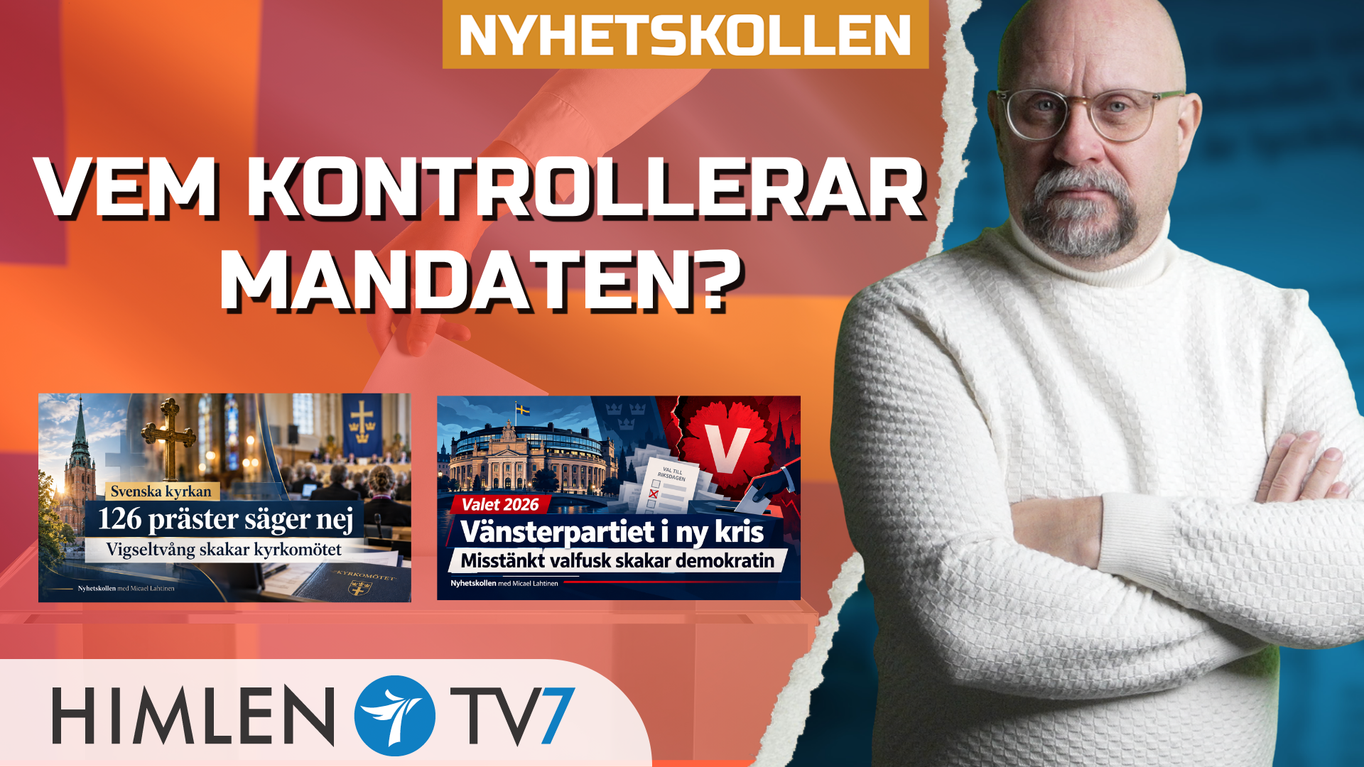 Vem kontrollerar mandaten? | Fre 25/9 kl 17:00 på Youtube