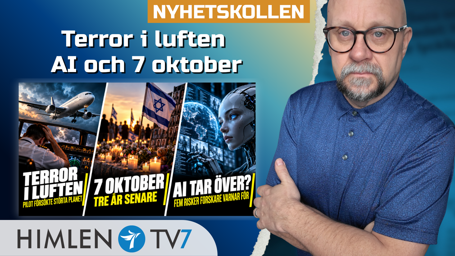 Terror i luften, AI och 7 oktober | Fre 9/10 kl 17:00 på Youtube